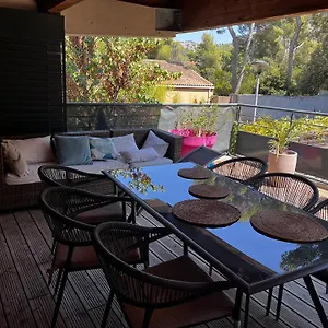 Morgiou Sormiou T4 Climatise Familial - 3 - Terrasse Bois - Jardin Privatif - Calanques A Pied - Plages & Velodrome A 10 Min - Ideal Familles & Randonneurs & Grimpeurs - Escalade A 5 Min - Sud Marseille